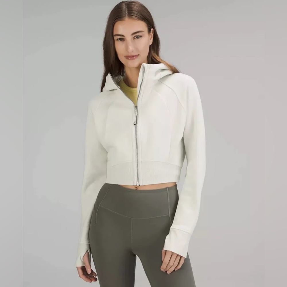 Lulu Scuba Full Zip Cropped Hoodie